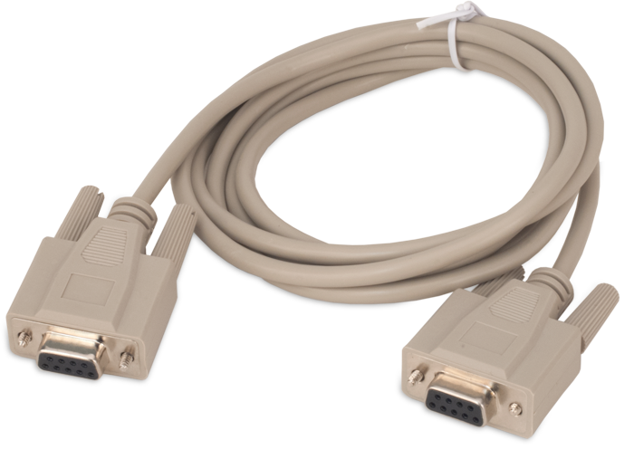 13657 Null Modem Cable, 9Pin Female to 9Pin Female