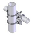 CM210 Crossarm-to-Pole Bracket