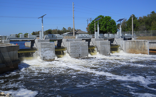 Florida: Water Diversion Control: Campbell dataloggers regulate water ...