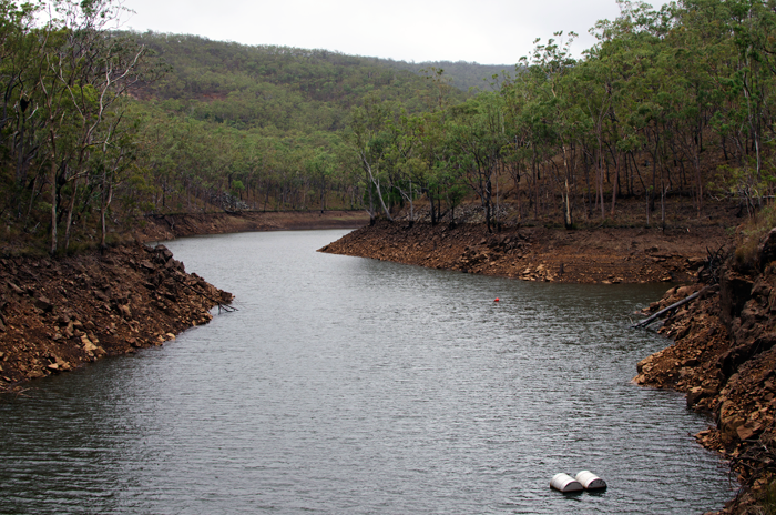 upstream dam catchment