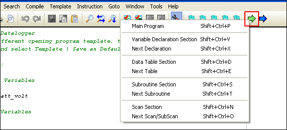 program section bookmarks